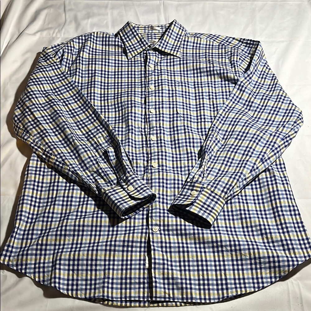 Peter Millar Checkered ButtonDown Shirt